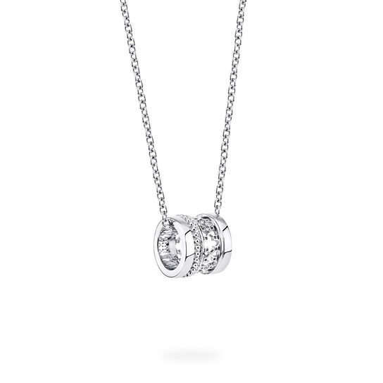 Angled view of Birks Dare to Dream silver pendant image number 3